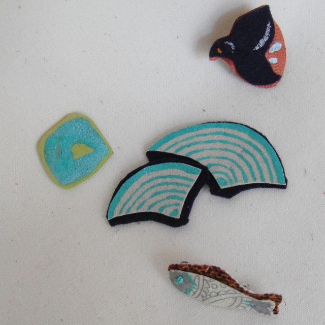 SHIRAKURA  Hat ピン　・　千鳥・波